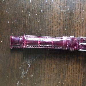 Michele Leather Watch Band - New $75